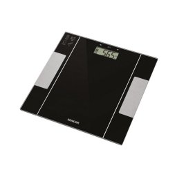 Sencor - Balança inteligente pessoal de fitness 1xCR2032 preta