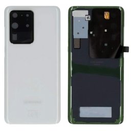 Capa Traseira Samsung Galaxy S20 Ultra (Samsung G988) com Lente de Camara Could White