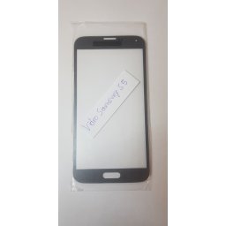 Vidro frontal touch para Samsung Galaxy S5 G900F Cinza