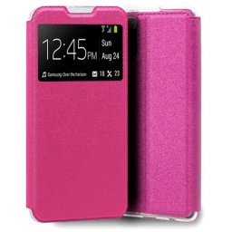 Capa Xiaomi Redmi 10 Flip Book com Janela Rosa