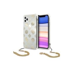 Capa Iphone 13 Pro 6.1" GUESS Peony Chain Collection Dourado em Blister