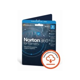 AntiVirus Norton 360 para Gamers 2021 - Para 3 Dispositivos Pc/Mac/Tablet/Smartphone 1 Ano