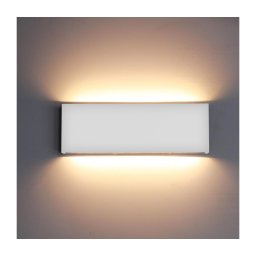 Top Light - Iluminação de parede exterior LED LED/12W/230V IP65 branco