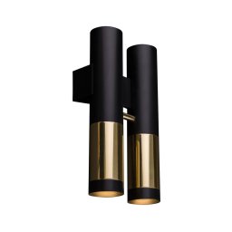 Amplex 8360 - Iluminação de parede KAVOS 2xGU10/15W/230V preta