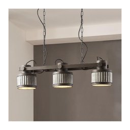Eglo 43447 - Lustre pendente com corrente TURROCK, 3x E27/28W/230V