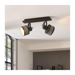 Eglo 43445 - Spot de teto TURROCK 2xE27/28W/230V
