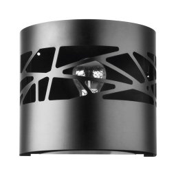 Iluminação de parede MODUL FREZ 1xE27/60W/230V preta