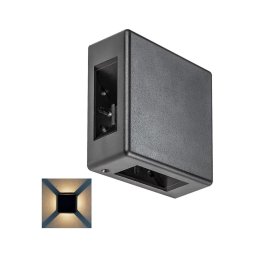 Rabalux 7317 - Iluminação de parede exterior LED LIPPA LED/6W/230V IP54 preta