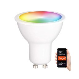 Lâmpada LED RGB Regulável GU10/5W/230V 2700-6500K Wi-Fi Tuya