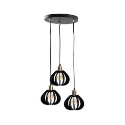 Candelabro suspenso GEM 3xE27/60W/230V