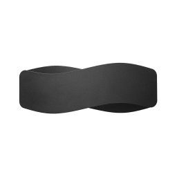 Sollux SL.1020 - Iluminação de parede TILA 2xG9/40W/230V 40 cm preta