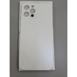 Tampa traseira de substituição em vidro para iPhone 13 pro branca ou silver