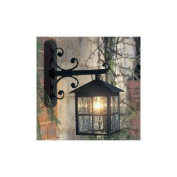 Elstead BL19-BLACK - Iluminação de parede exterior WINCHESTER 1xE27/100W/230V IP43