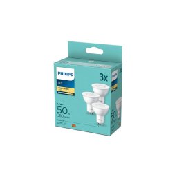 CONJUNTO 3x Lâmpada LED Philips GU10/4,7W/230V 2700K