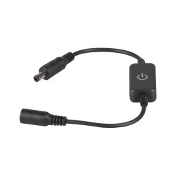 Interruptor táctil com regulador de fluxo luminoso para tiras LED unicolor 12-24V 2A