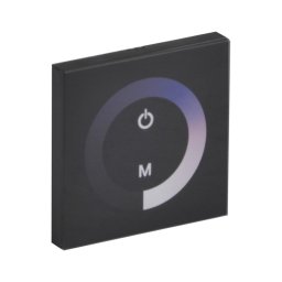 Interruptor táctil com regulador de fluxo luminoso para tiras LED unicolor 12-24V de 4 canais