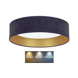 Brilagi - Iluminação de teto LED VELVET LED/24W/230V 3000/4000/6400K azul/dourada