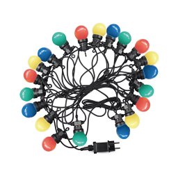 Corrente LED de exterior STRING RGB 10m 20xLED/0,5W/230V IP44
