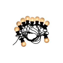 Corrente exterior LED STRING 5m 10xLED/0,4W/24/230V 3000K IP44