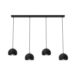 Candelabro suspenso COOL 4xE27/60W/230V preto