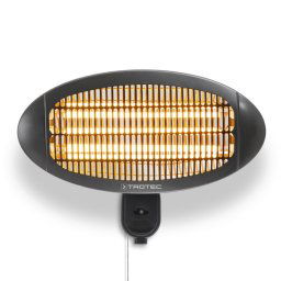 Trotec Aquecedor infravermelho de parede, 2000 W, até 14 m² – IR 2000 S