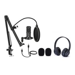 KIT COMPLETO MYSTUDIO PODCAST PARA FOTO E VÍDEO - EASYPIX
