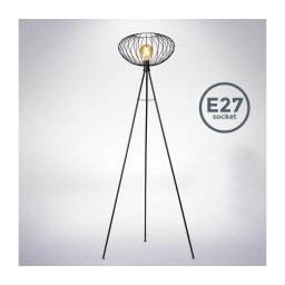 B.K. Licht 1470 - Candeeiro de chão RETRO 1xE27/40W/230V