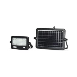 Refletor solar LED regulável com sensor LED/10W/3,7V 4000K IP65 + porta USB