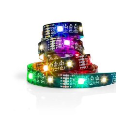 Nedis BTLS20RGBW - Tira LED RGB com regulação SmartLife 2,4m LED/4W/5V