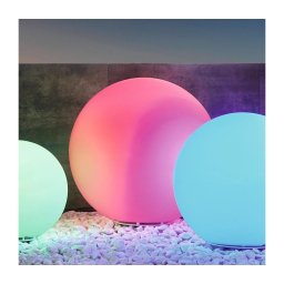 Eglo 98108 - Luminária LED RGBW para exterior MONTEROLO-C, 9W, 230V, IP65, Ø600 mm
