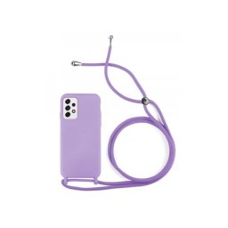 Capa Samsung Galaxy A53 5G (Samsung A536) Silicone SOFT LITE com Cordão Lilas