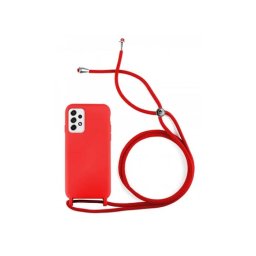Capa Samsung Galaxy A53 5G (Samsung A536) Silicone SOFT LITE com Cordão Vermelho