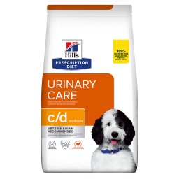 2x12kg frango c/d Multicare Urinary Care Hill's Prescription Diet ração cães