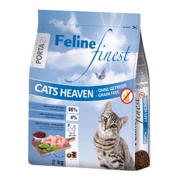 2kg Porta 21 Feline Finest Cats Heaven sem cereais ração