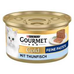 24x85g atum Gourmet Gold Mousse comida húmida gato