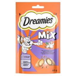 60g Catisfactions sortido de snacks para gato Frango e pato