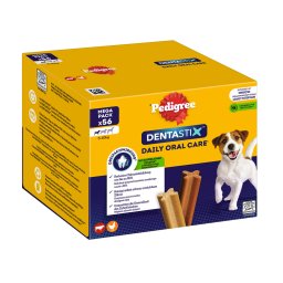 56uds. Pedigree Dentastix snacks Cães pequenos 5 a 10 kg