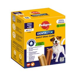 28uds. Pedigree Dentastix snacks Cães pequenos 5 a 10 kg