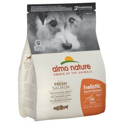 3x2kg Almo Nature Holistic Adult Small salmão e arroz ração