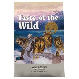 12,2kg Wetlands Taste of the Wild ração cães