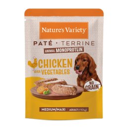 8x300g Original Paté No Grain Medium/Maxi Adult frango Nature's Variety cães