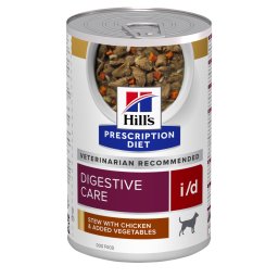 12x354 g i/d Digestive Care Hill's Prescription Diet estufado cães