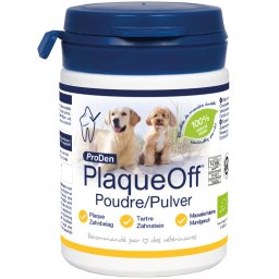 60g ProDen PlaqueOff cuidados dentários cães