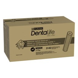 84 un. Dentalife Purina snacks cães porte médio
