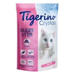 5l Rosa Tigerino Crystals Fun areia absorvente colorida gatos