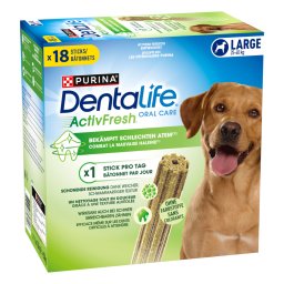 36 uds Active Fresh PURINA Dentalife snacks snacks dentais para cães de porte grande