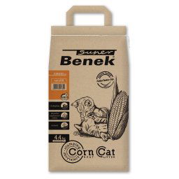 7l Corn Cat Natural Super Benek areia vegetal aglomerante gatos