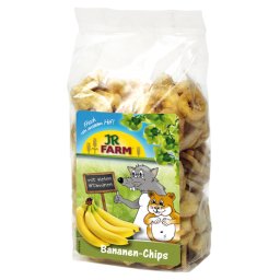 4x150g pedaços de banana JR Farm snacks para roedores