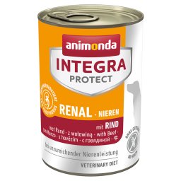 12x400g Vaca Renal Animonda Integra Protect comida húmida para cães