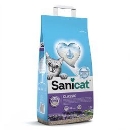 16l alfazema Classic Sanicat areia não-aglomerante gatos